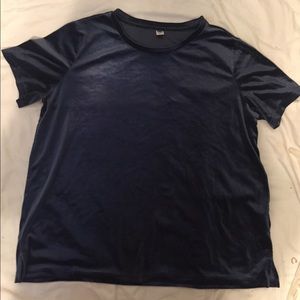 Old Navy Blue Velvet T-Shirt Size XL